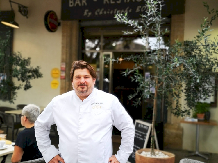 Notre parrain du mois d’Octobre : Le Chef Christophe Bolis