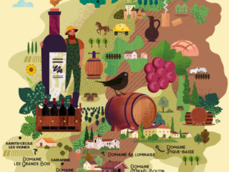 Rasteau, un rouge pas si costaud… Retrouvez l’article de Rachelle Lemoine sur l’Obs