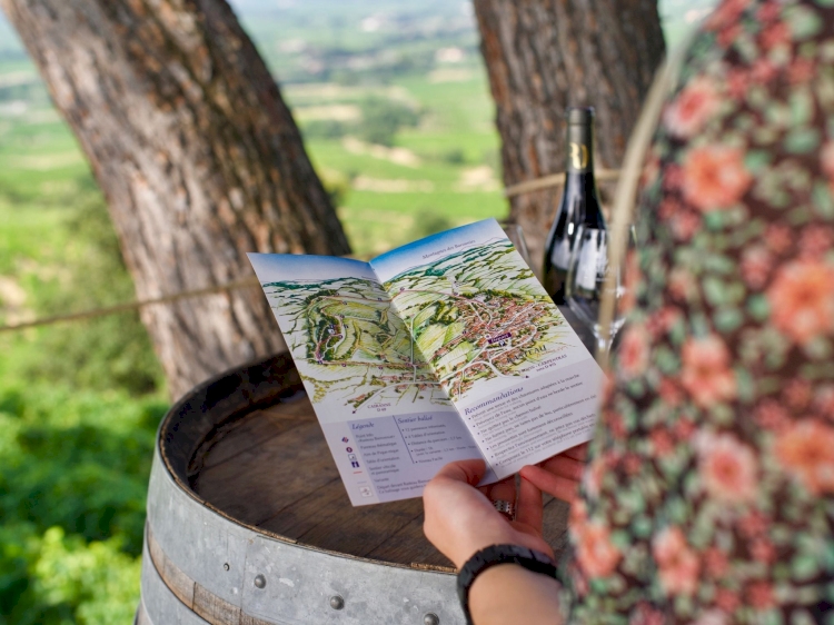 Sentier viticole panoramique de Rasteau en autonomie